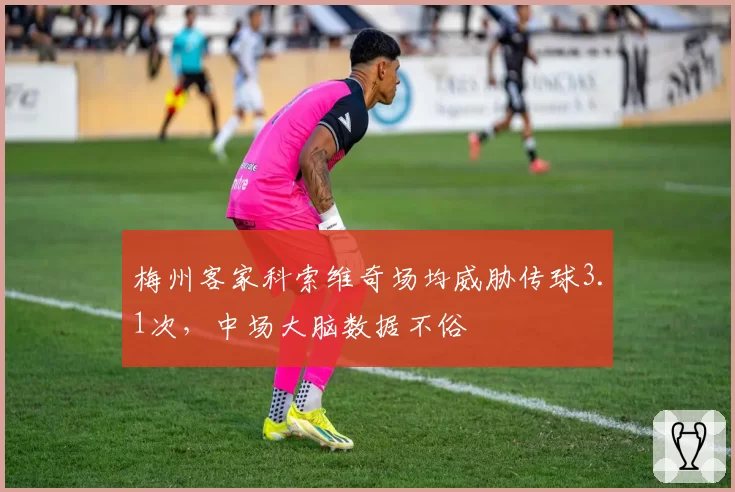 梅州客家科索维奇场均威胁传球3.1次，中场大脑数据不俗